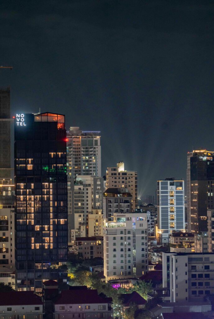 Phnom Penh Cambodia skyline
