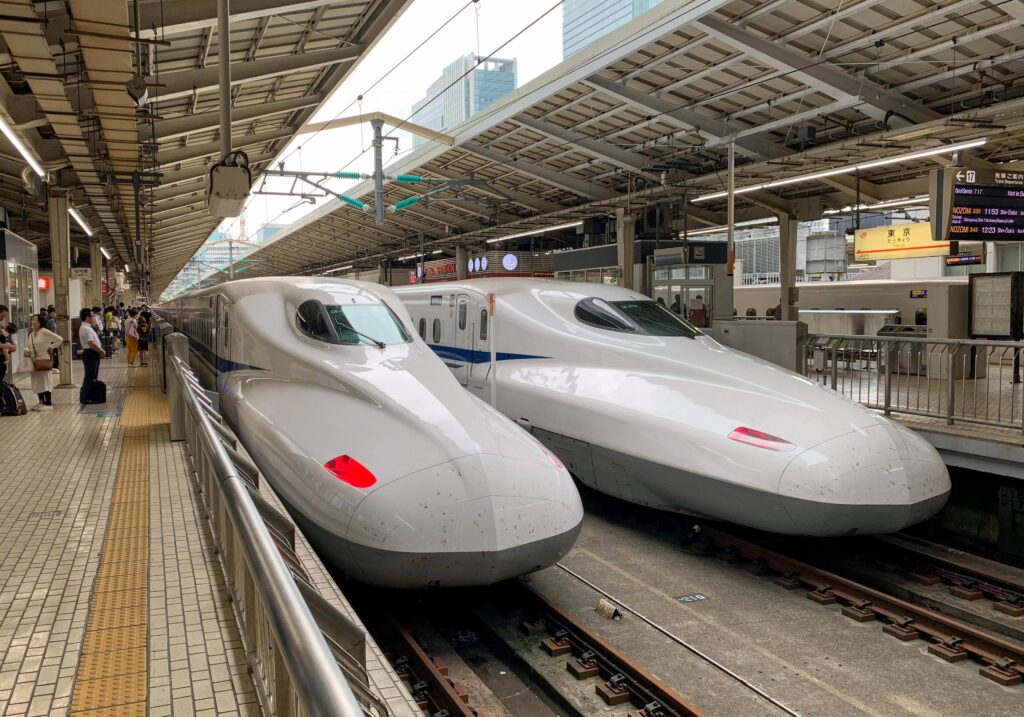 Shinkansen bullet train Japan