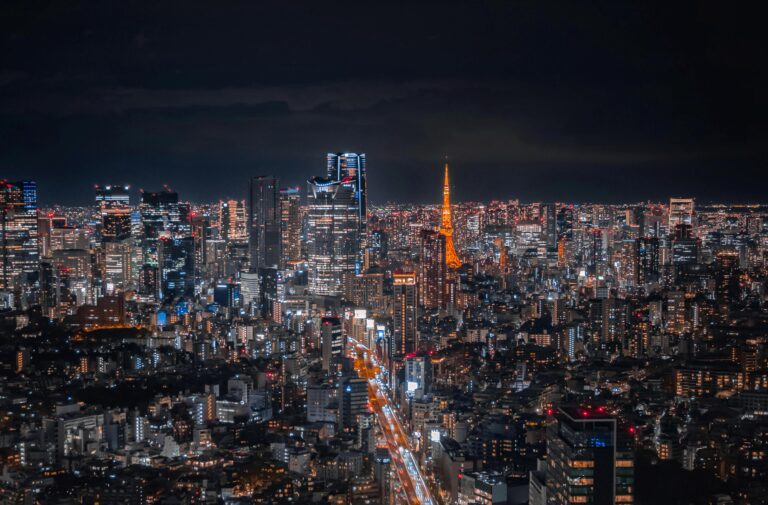 Tokyo skyline Japan