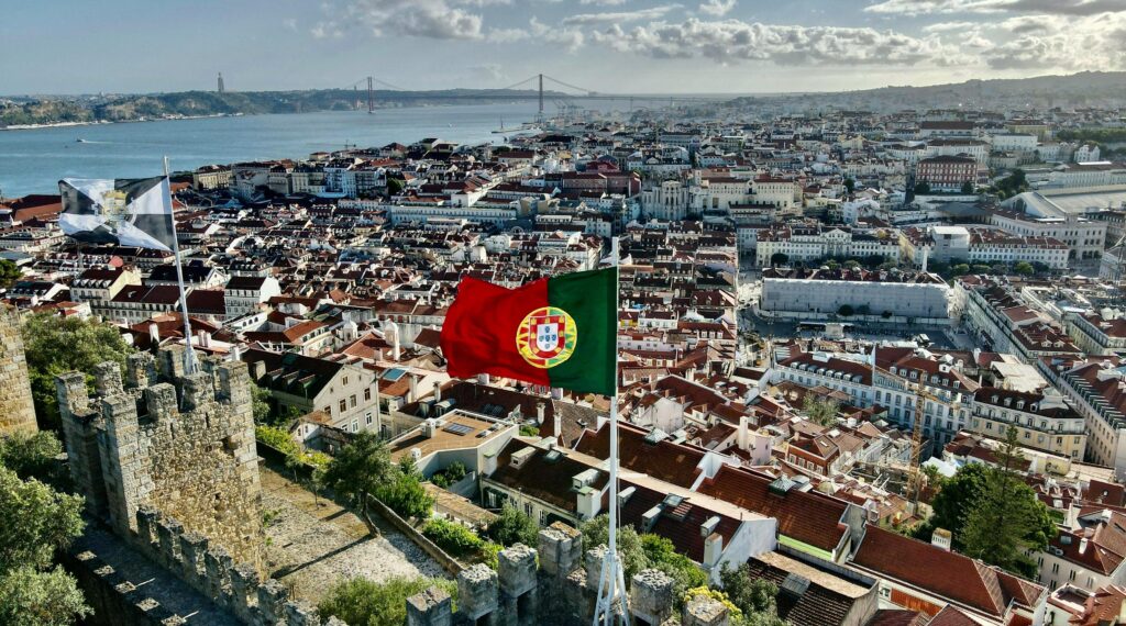 Lisbon skyline during a 3 day city break
