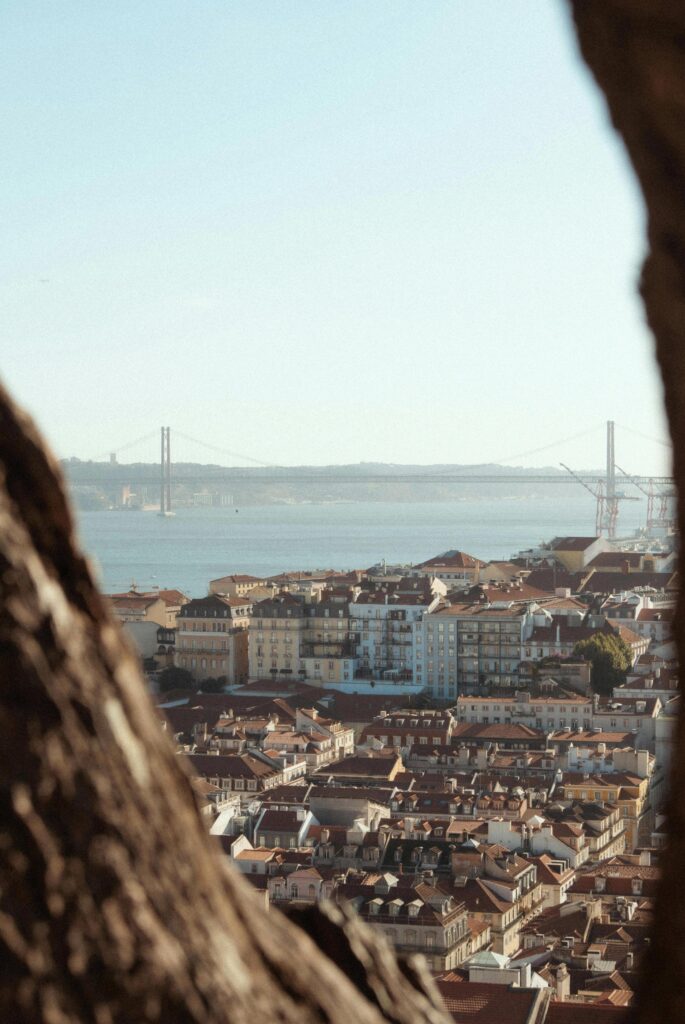 Lisbon skyline view during a mid-range city break in Portugal
